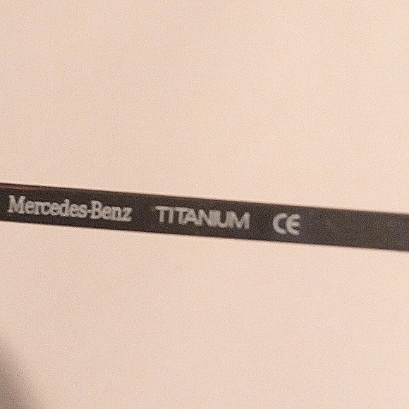 Mercedes Benz Titanium MB02502 Unisex Dark Green Rectangle Eyeglass Frames - Picture 9 of 10